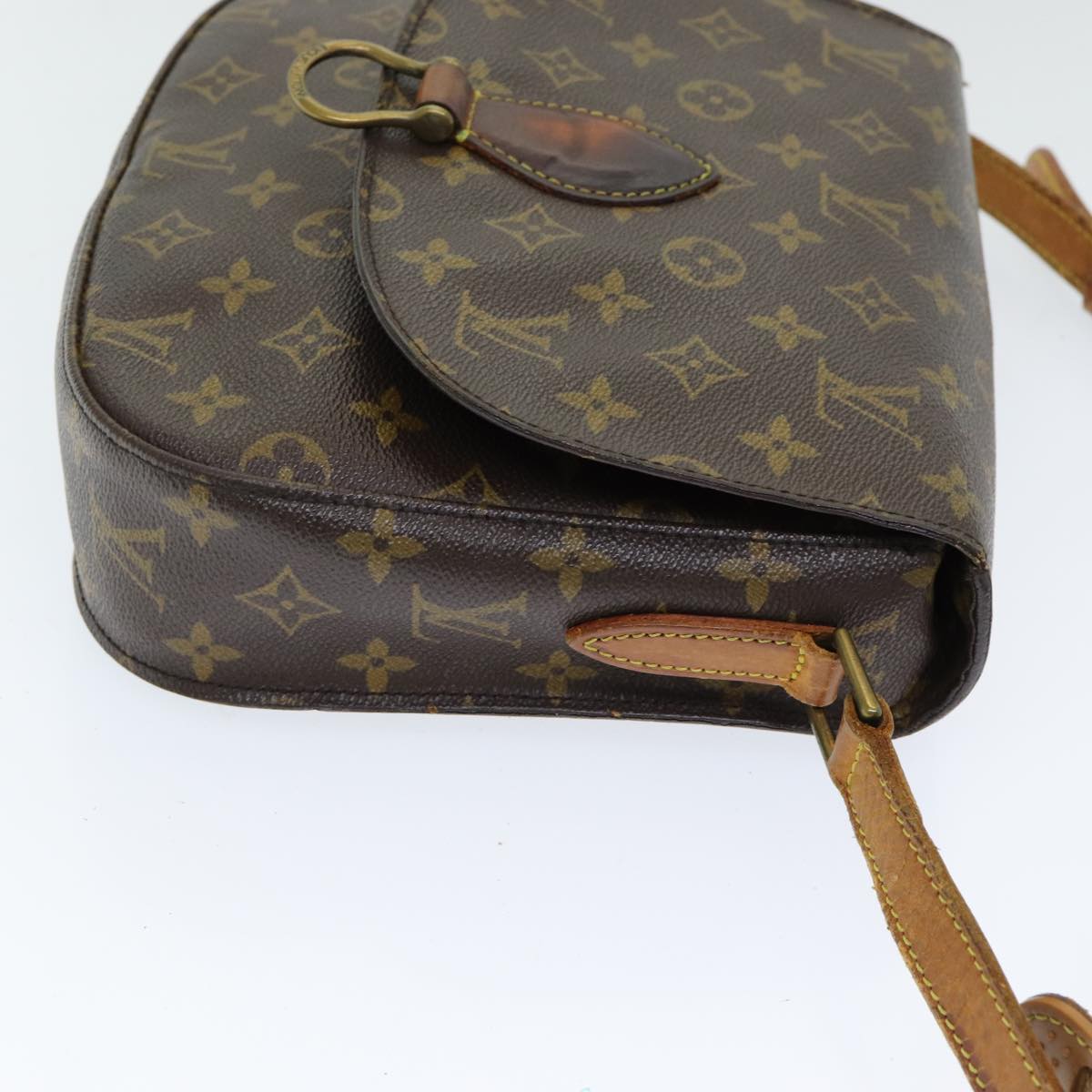 LOUIS VUITTON Monogram Saint Cloud GM Shoulder Bag M51242 LV Auth 84366