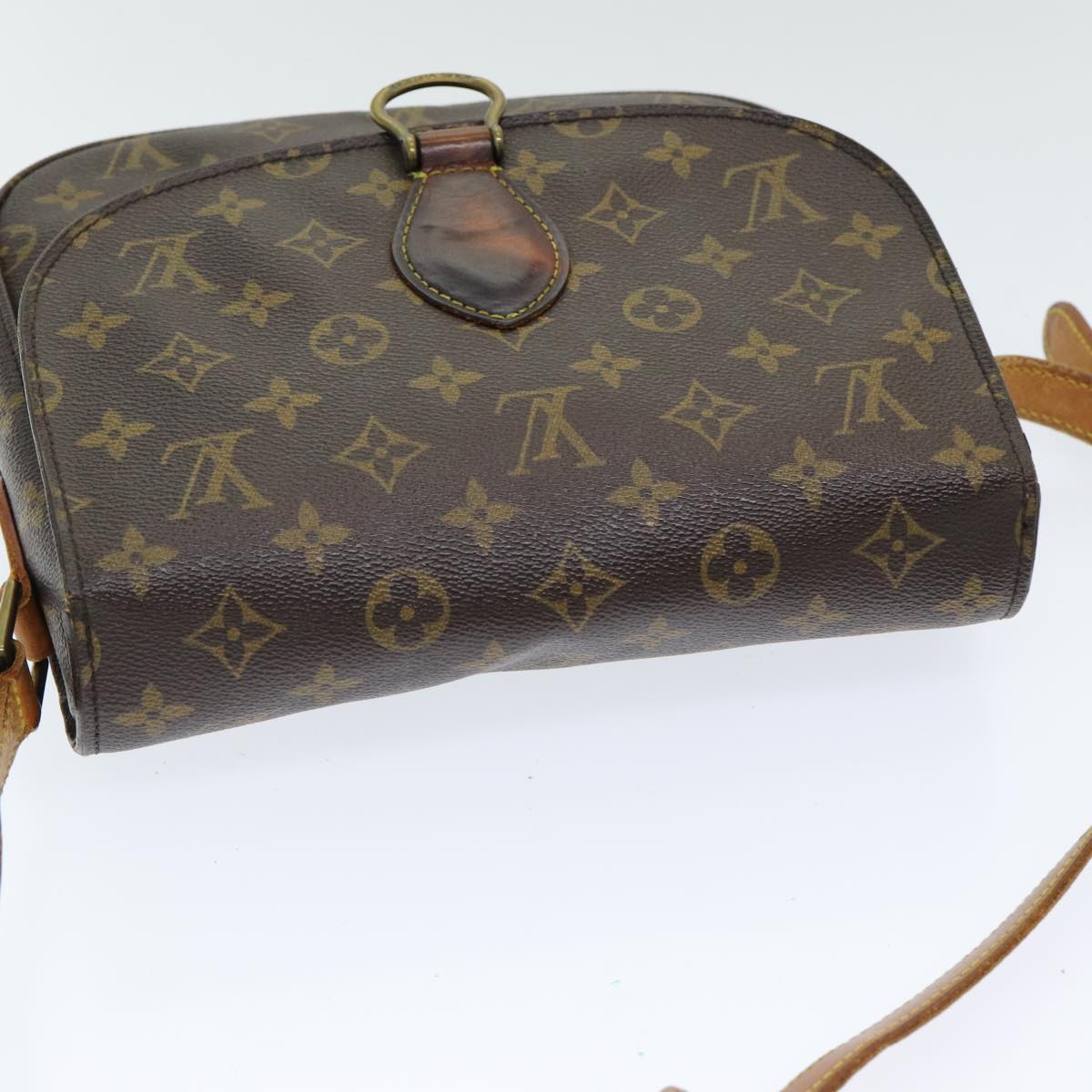 LOUIS VUITTON Monogram Saint Cloud GM Shoulder Bag M51242 LV Auth 84366