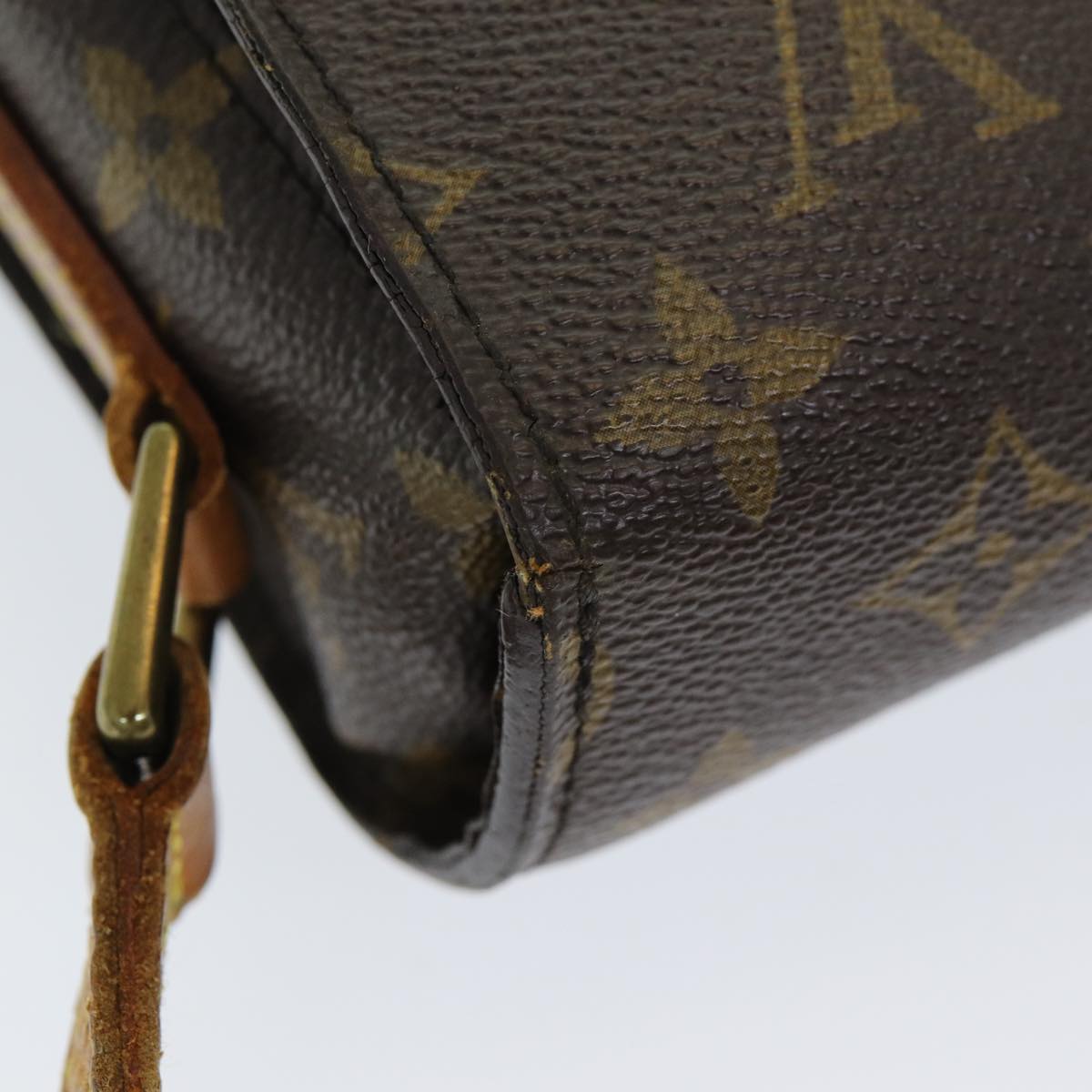 LOUIS VUITTON Monogram Saint Cloud GM Shoulder Bag M51242 LV Auth 84366