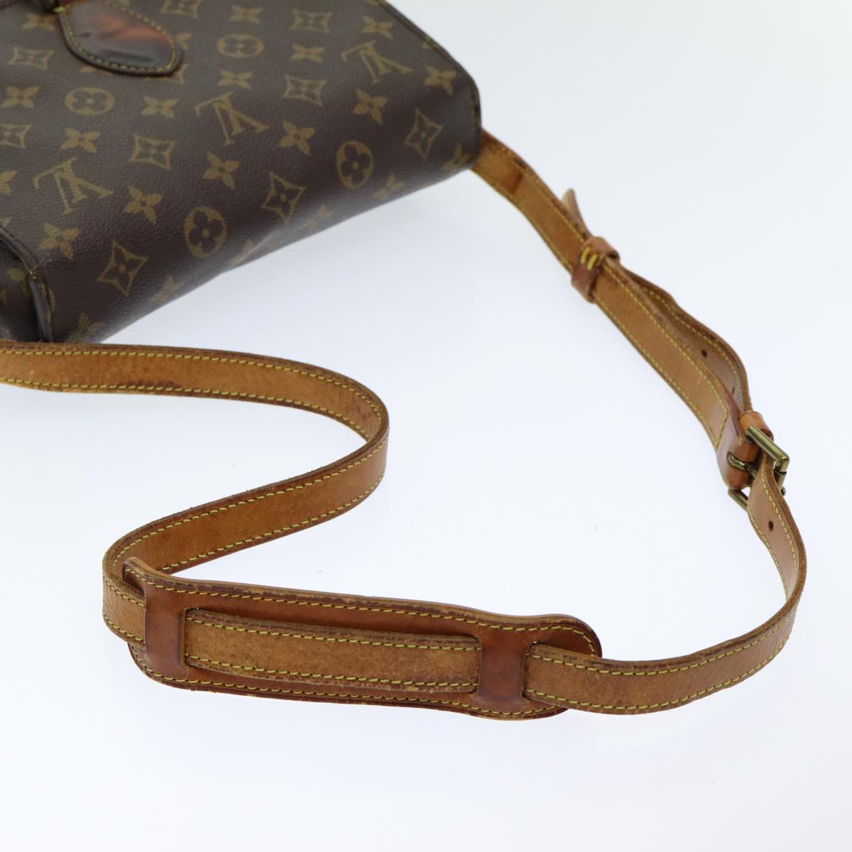 LOUIS VUITTON Monogram Saint Cloud GM Shoulder Bag M51242 LV Auth 84366