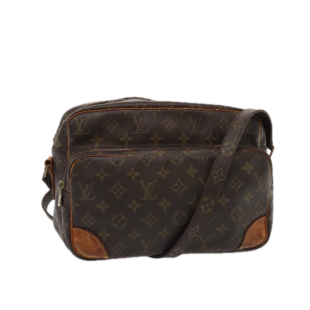 LOUIS VUITTON Monogram Nile Shoulder Bag M45244 LV Auth 84367