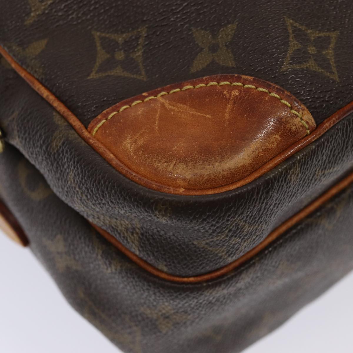 LOUIS VUITTON Monogram Nile Shoulder Bag M45244 LV Auth 84367