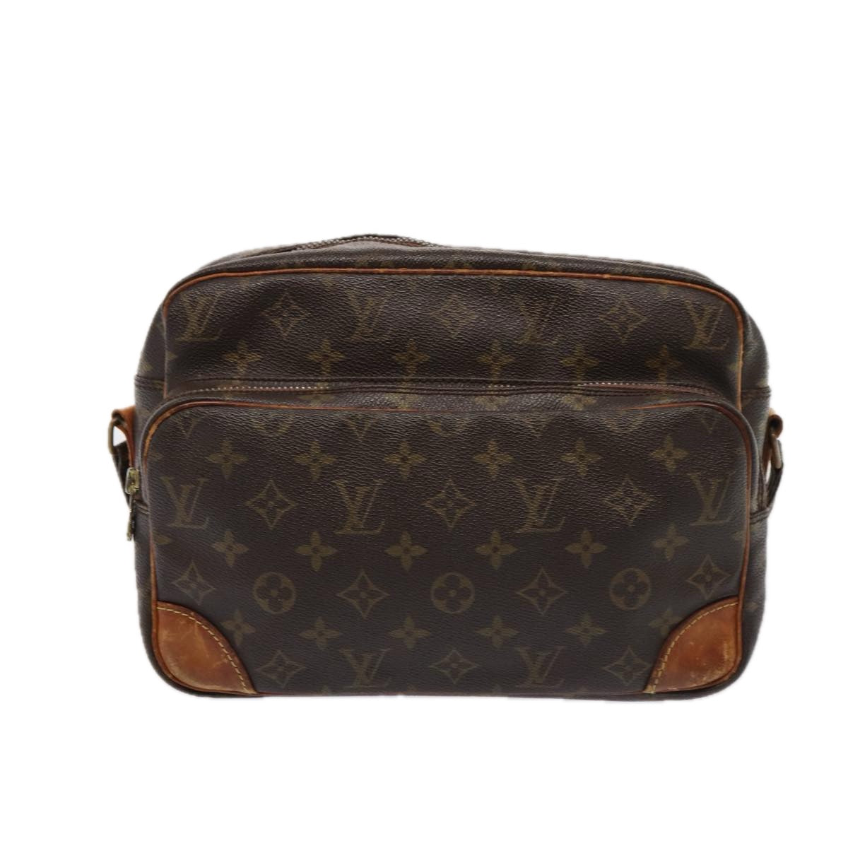 LOUIS VUITTON Monogram Nile Shoulder Bag M45244 LV Auth 84367