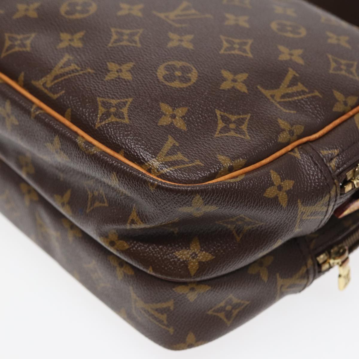 LOUIS VUITTON Monogram Reporter PM Shoulder Bag M45254 LV Auth 84375