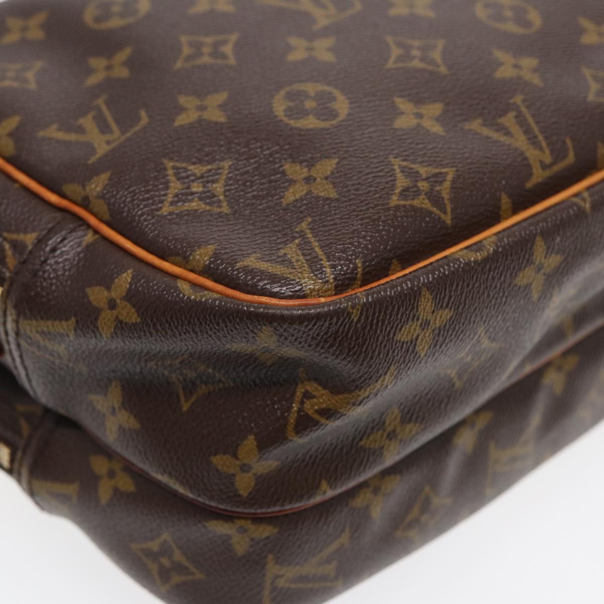 LOUIS VUITTON Monogram Reporter PM Shoulder Bag M45254 LV Auth 84375