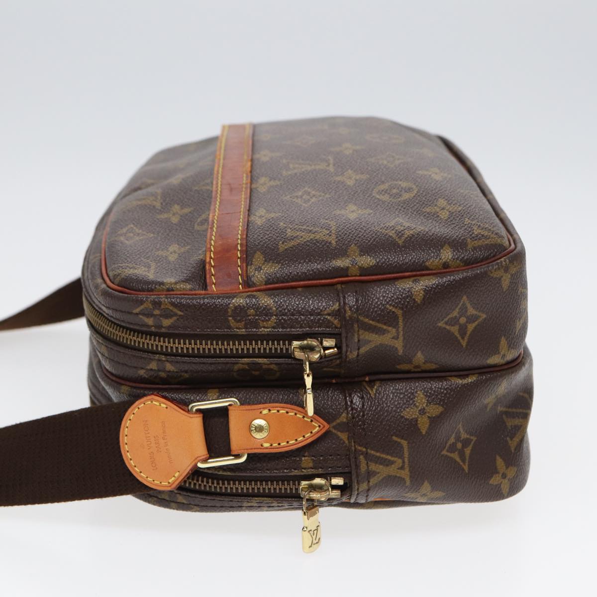 LOUIS VUITTON Monogram Reporter PM Shoulder Bag M45254 LV Auth 84375