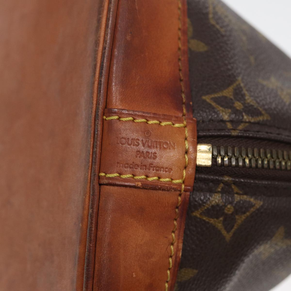 LOUIS VUITTON Monogram Alma Hand Bag M51130 LV Auth 84391