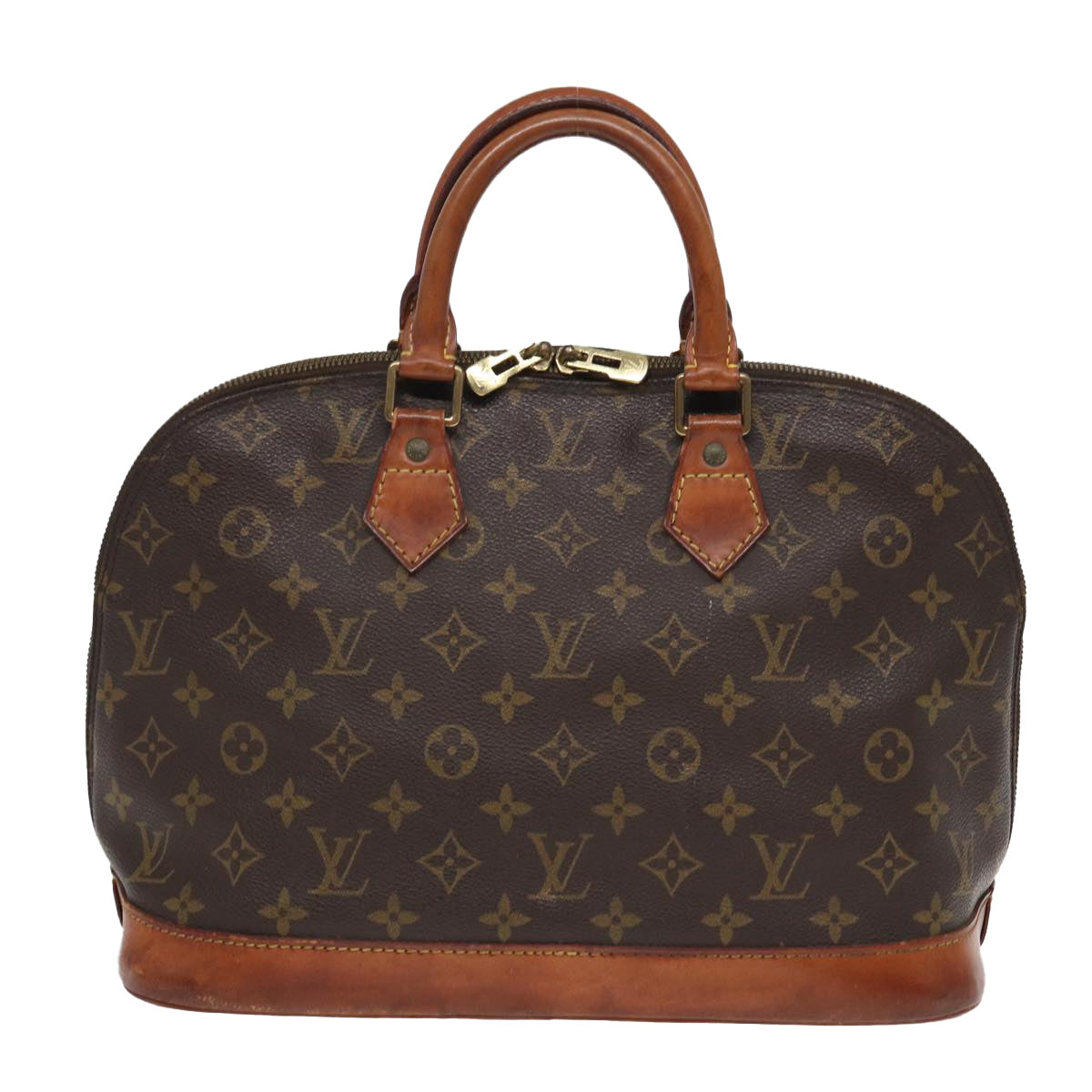 LOUIS VUITTON Monogram Alma Hand Bag M51130 LV Auth 84391