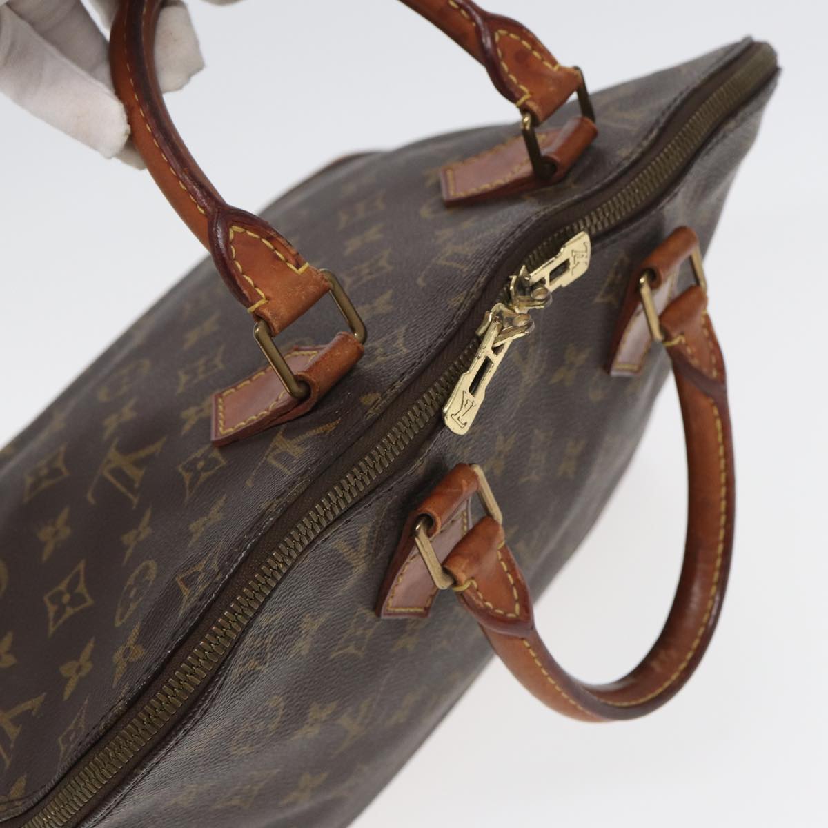 LOUIS VUITTON Monogram Alma Hand Bag M51130 LV Auth 84391