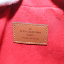 LOUIS VUITTON Monogram Teddy Beach Pouch Beige Black M68599 LV Auth 84395SA-20