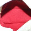 LOUIS VUITTON Monogram Teddy Beach Pouch Beige Black M68599 LV Auth 84395SA-10