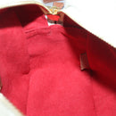 LOUIS VUITTON Monogram Teddy Beach Pouch Beige Black M68599 LV Auth 84395SA-21