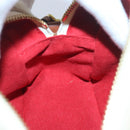 LOUIS VUITTON Monogram Teddy Beach Pouch Beige Black M68599 LV Auth 84395SA-22