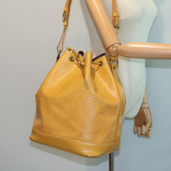 LOUIS VUITTON Epi Noe Shoulder Bag Tassili Yellow M44009 LV Auth 84400