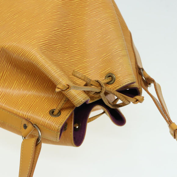 LOUIS VUITTON Epi Noe Shoulder Bag Tassili Yellow M44009 LV Auth 84400