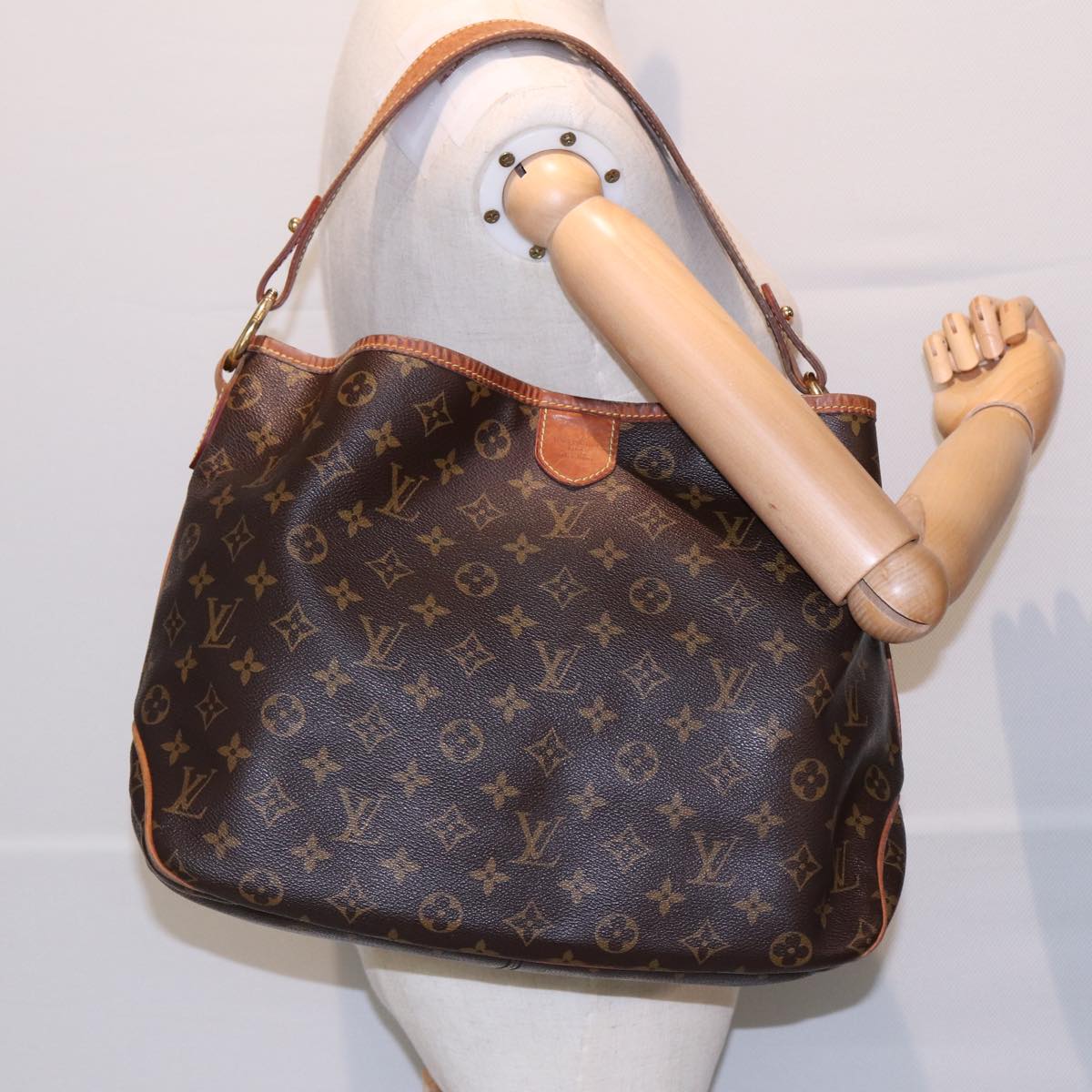 LOUIS VUITTON Monogram Delightful MM Shoulder Bag M50156 LV Auth 84403