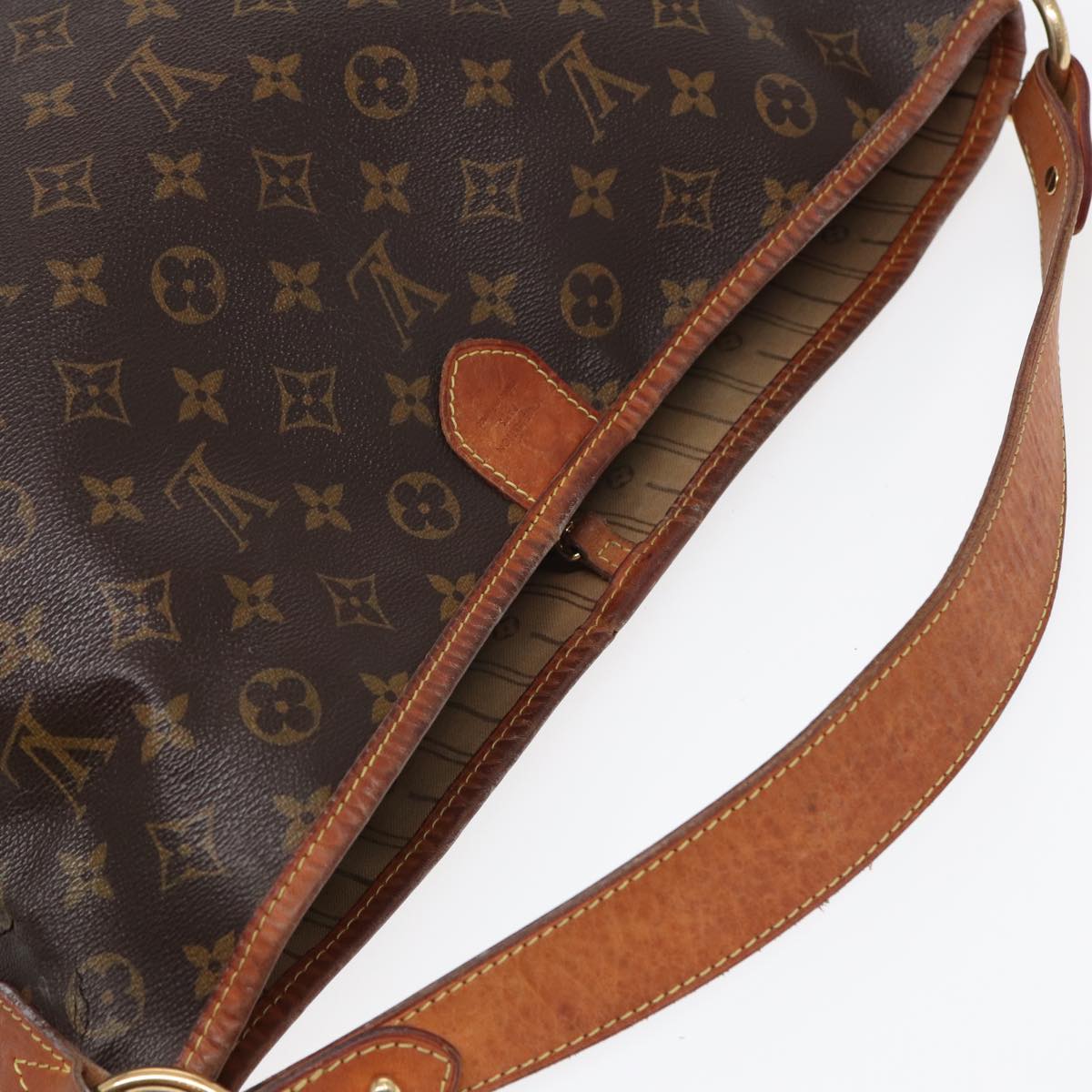 LOUIS VUITTON Monogram Delightful MM Shoulder Bag M50156 LV Auth 84403