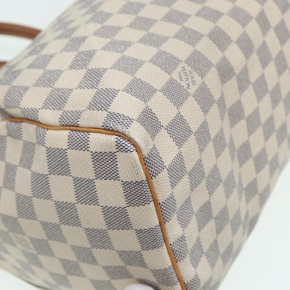 LOUIS VUITTON Damier Azur Speedy 30 Hand Bag N41533 LV Auth 84407