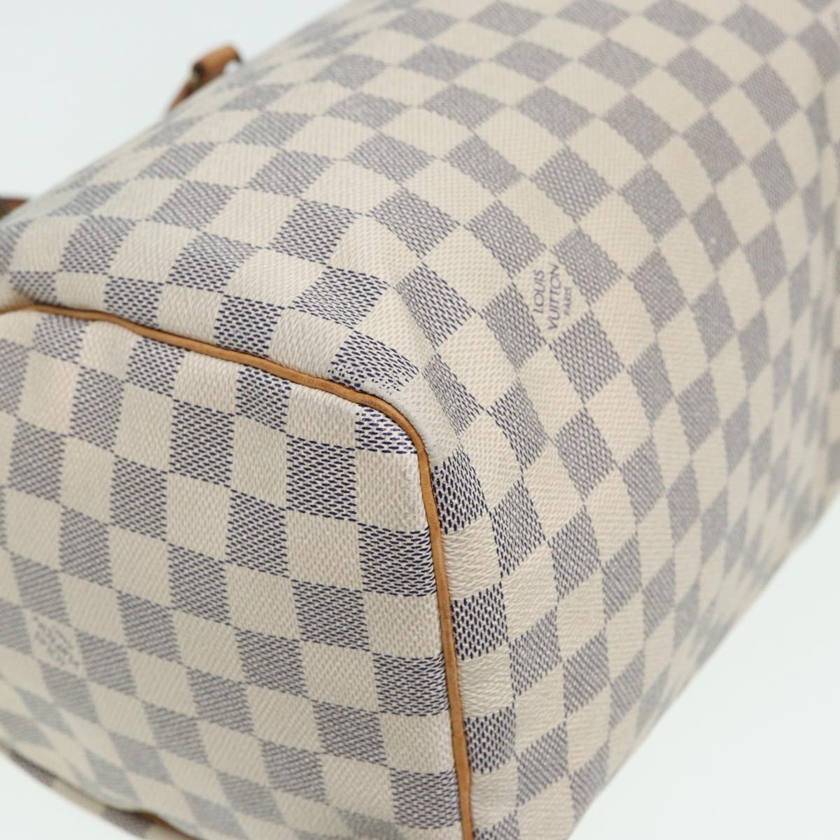 LOUIS VUITTON Damier Azur Speedy 30 Hand Bag N41533 LV Auth 84407