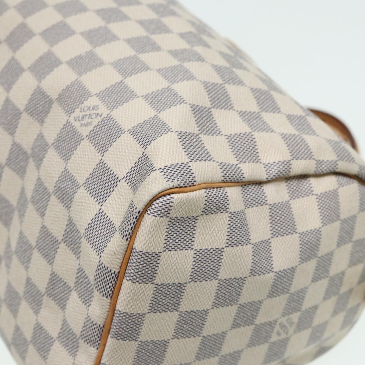 LOUIS VUITTON Damier Azur Speedy 30 Hand Bag N41533 LV Auth 84407