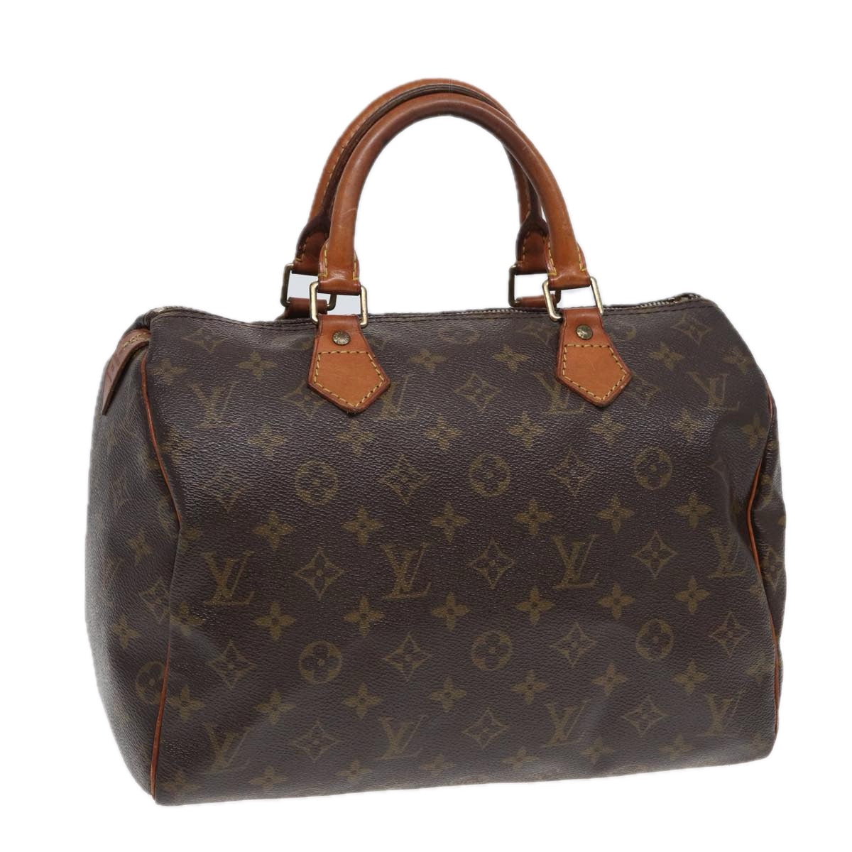 LOUIS VUITTON Monogram Speedy 30 Hand Bag M41526 LV Auth 84408