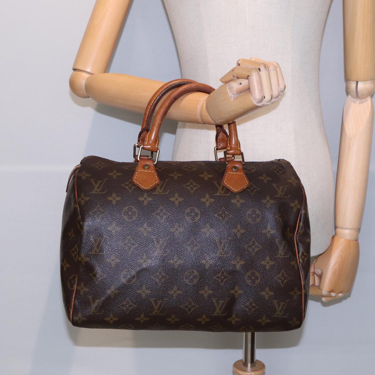 LOUIS VUITTON Monogram Speedy 30 Hand Bag M41526 LV Auth 84408