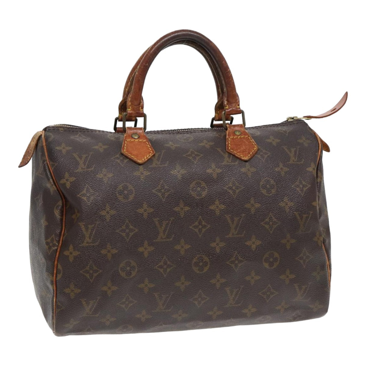 LOUIS VUITTON Monogram Speedy 30 Hand Bag M41526 LV Auth 84409