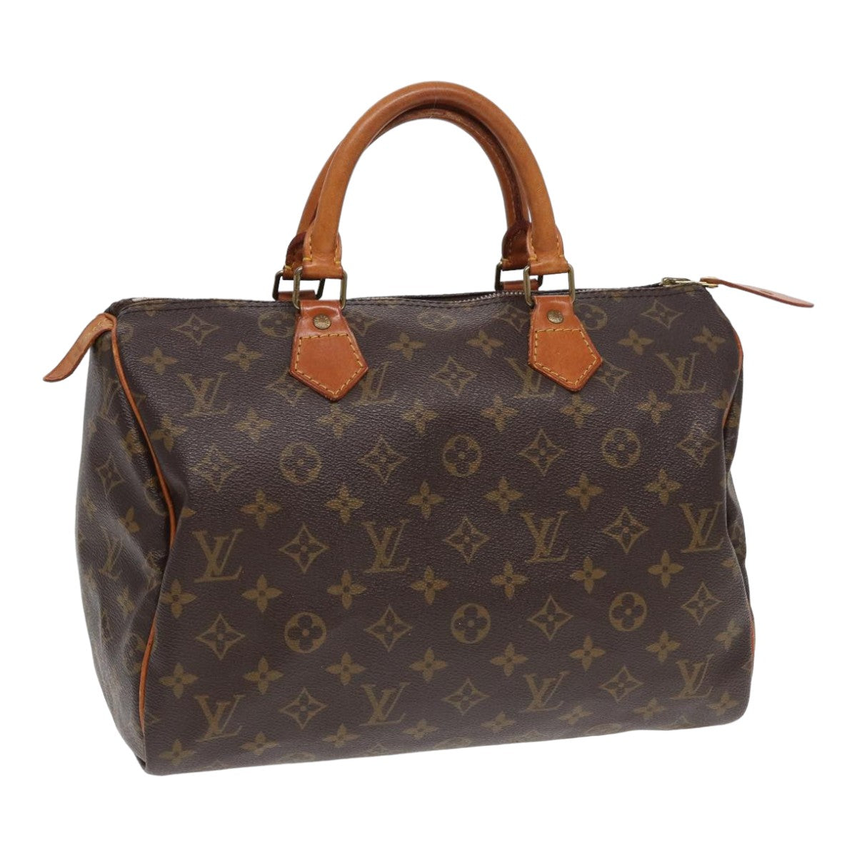 LOUIS VUITTON Monogram Speedy 30 Hand Bag M41526 LV Auth 84410