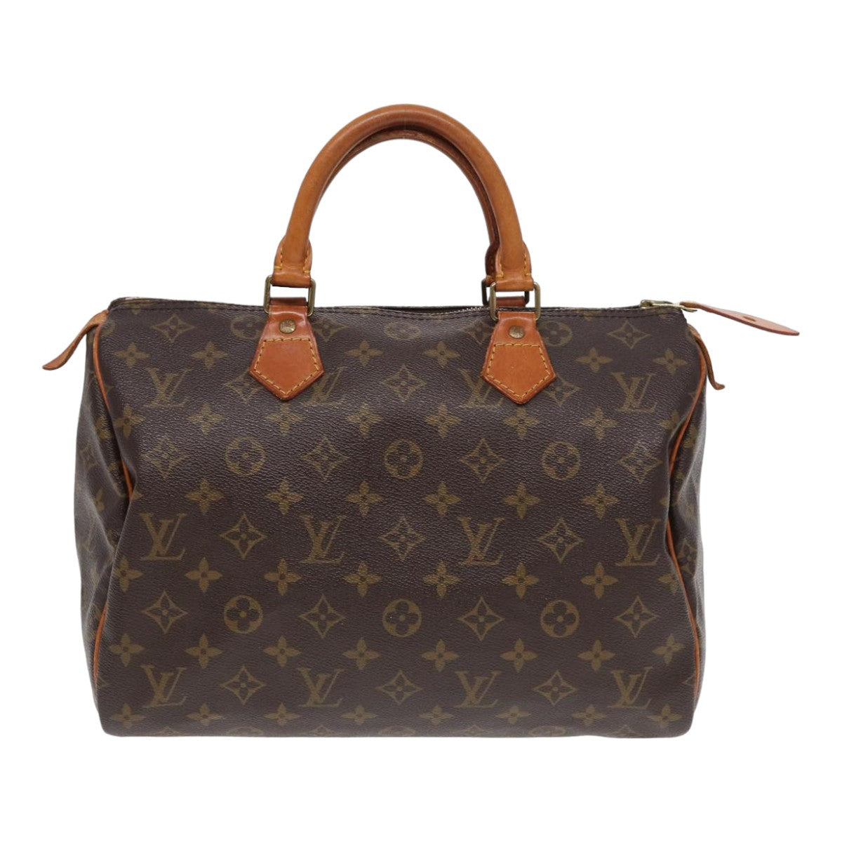 LOUIS VUITTON Monogram Speedy 30 Hand Bag M41526 LV Auth 84410