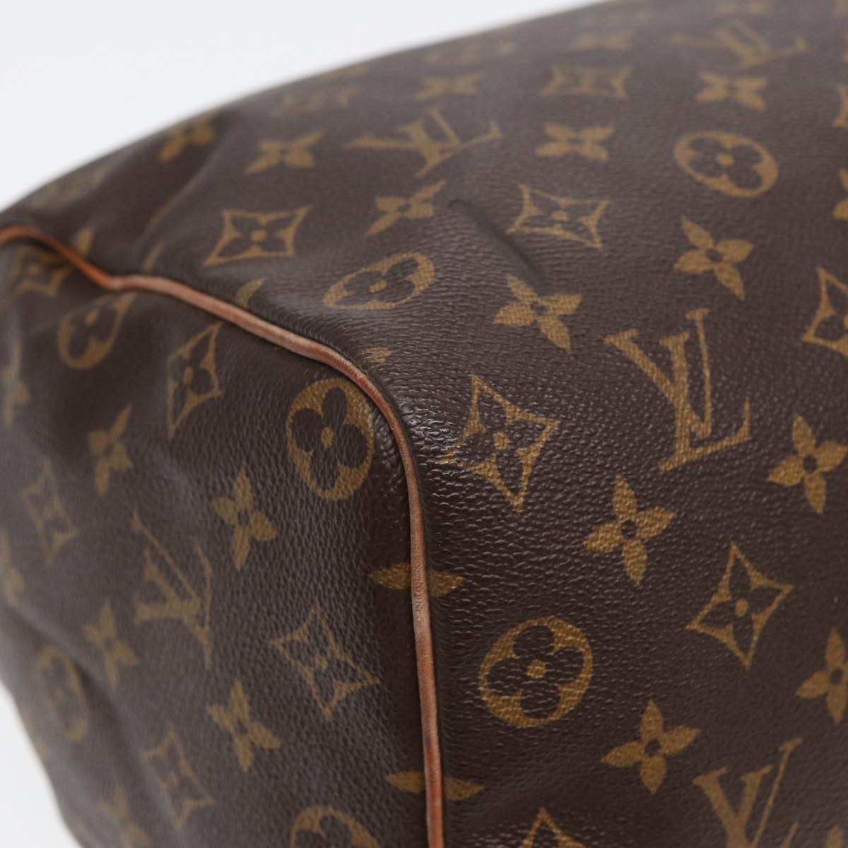 LOUIS VUITTON Monogram Speedy 35 Hand Bag M41524 LV Auth 84411