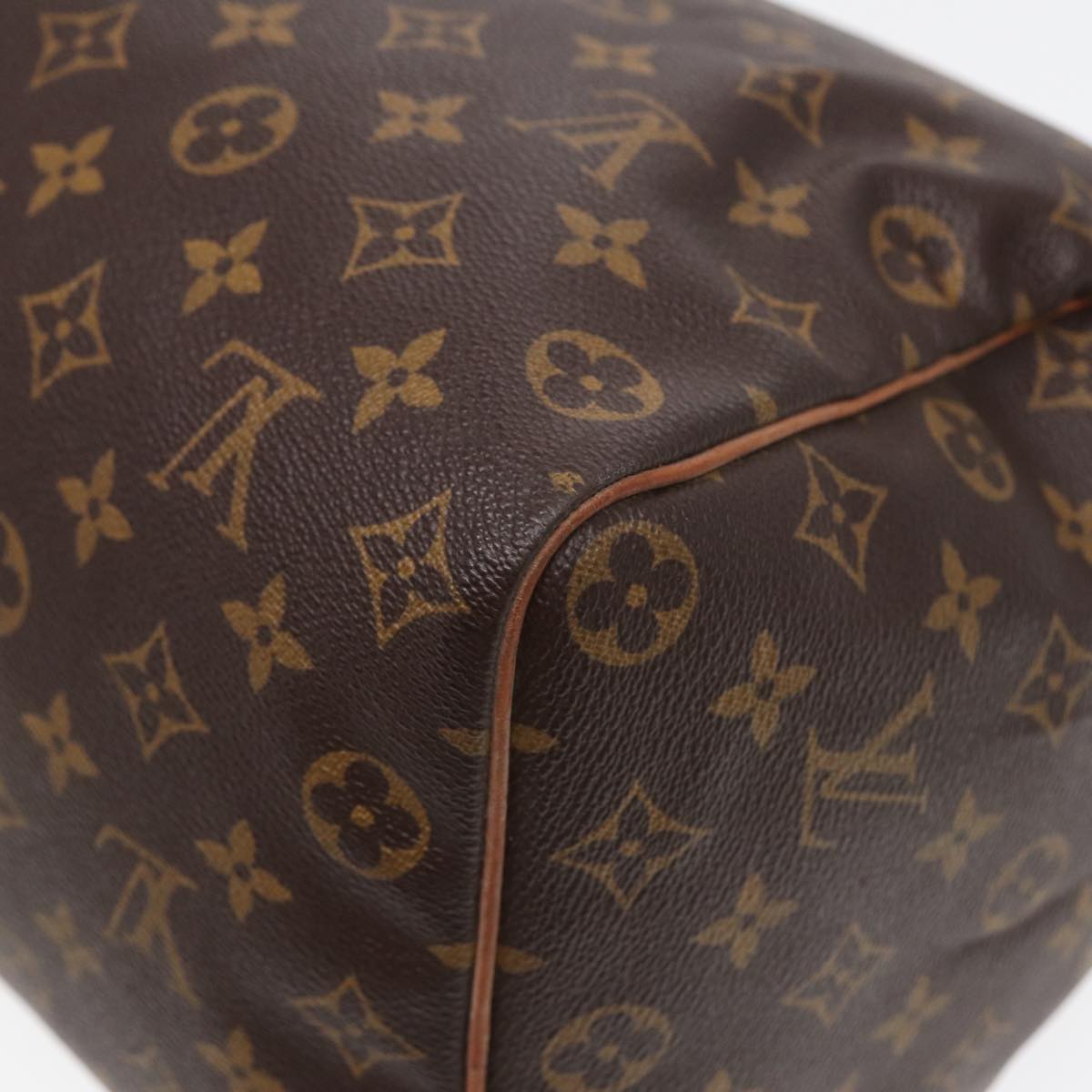 LOUIS VUITTON Monogram Speedy 35 Hand Bag M41524 LV Auth 84411