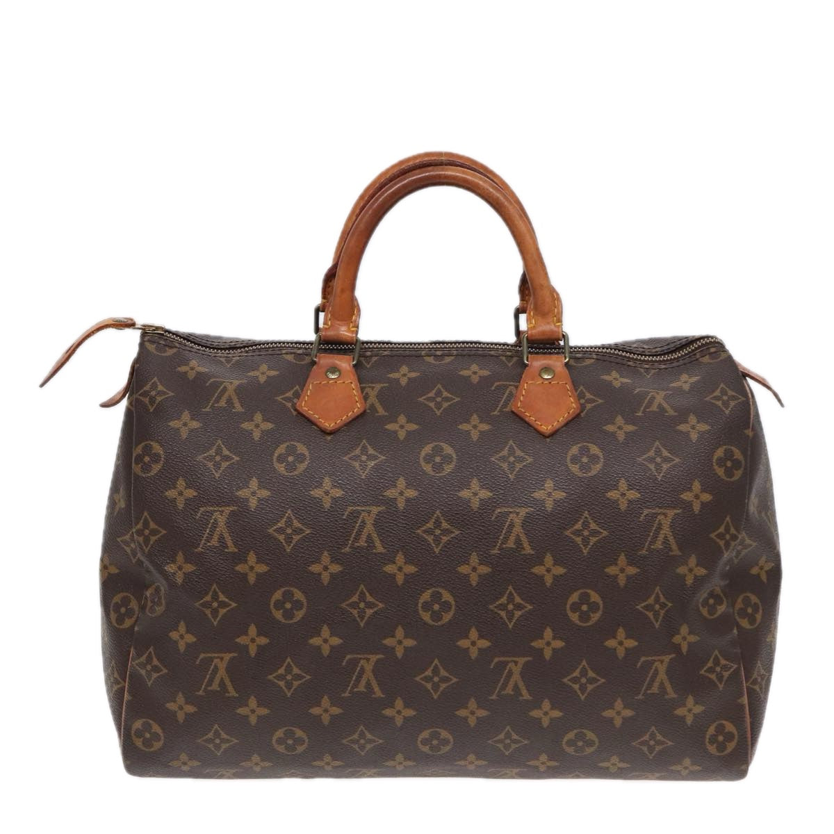 LOUIS VUITTON Monogram Speedy 35 Hand Bag M41524 LV Auth 84411