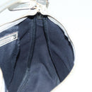 GUCCI GG Canvas Shoulder Bag PVC Leather White Auth 84436-20