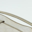 GUCCI GG Canvas Umhängetasche PVC Leder Weiß Auth 84436-8