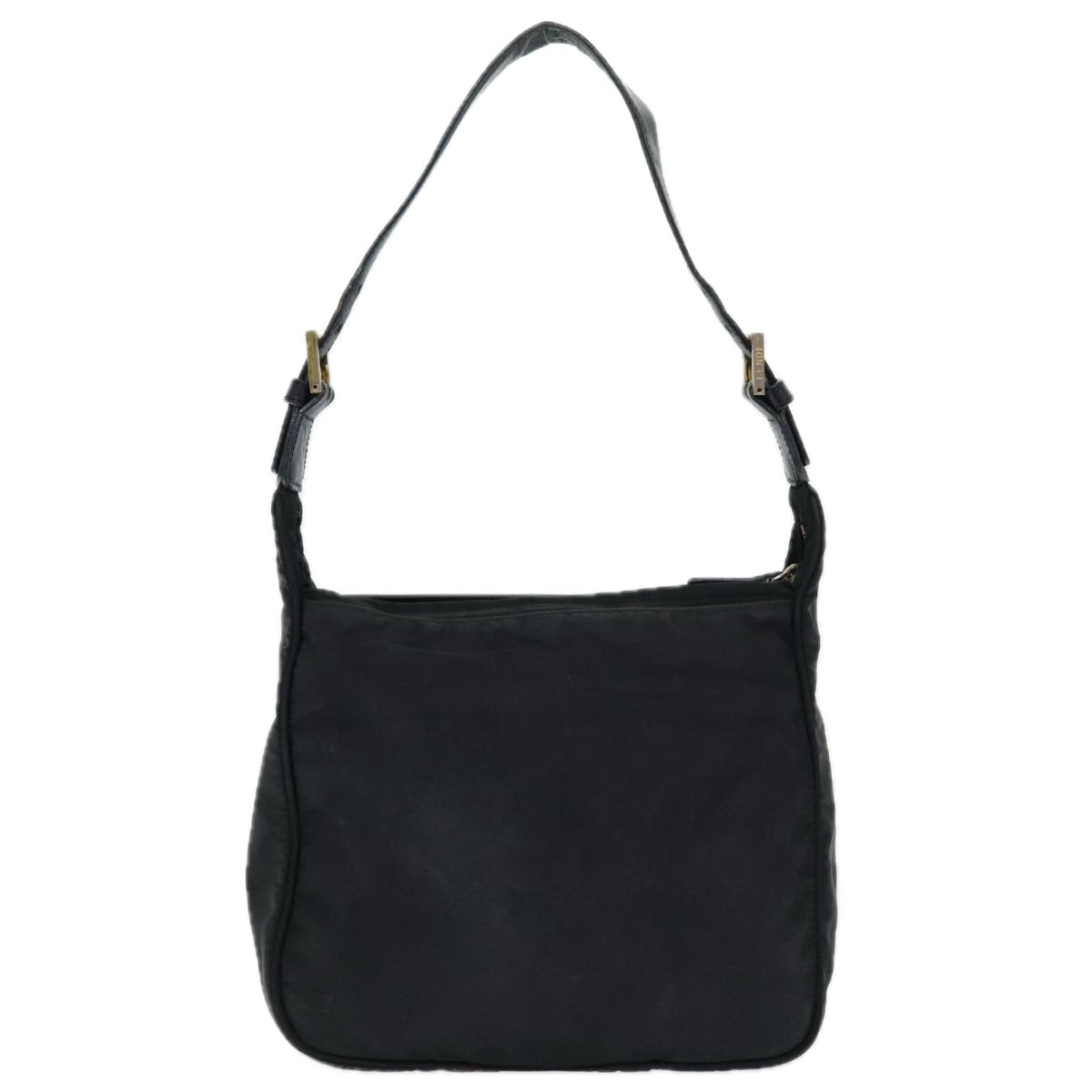 FENDI Shoulder Bag Nylon Black Auth 84443 - 0