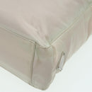 PRADA Tote Bag Nylon White Auth 84456-16