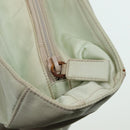 PRADA Tote Bag Nylon White Auth 84456-10