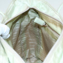 PRADA Tote Bag Nylon White Auth 84456-19