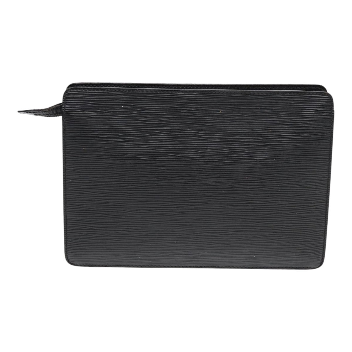 LOUIS VUITTON Epi Pochette Homme Clutch Bag Black Noir M52522 LV Auth 84463