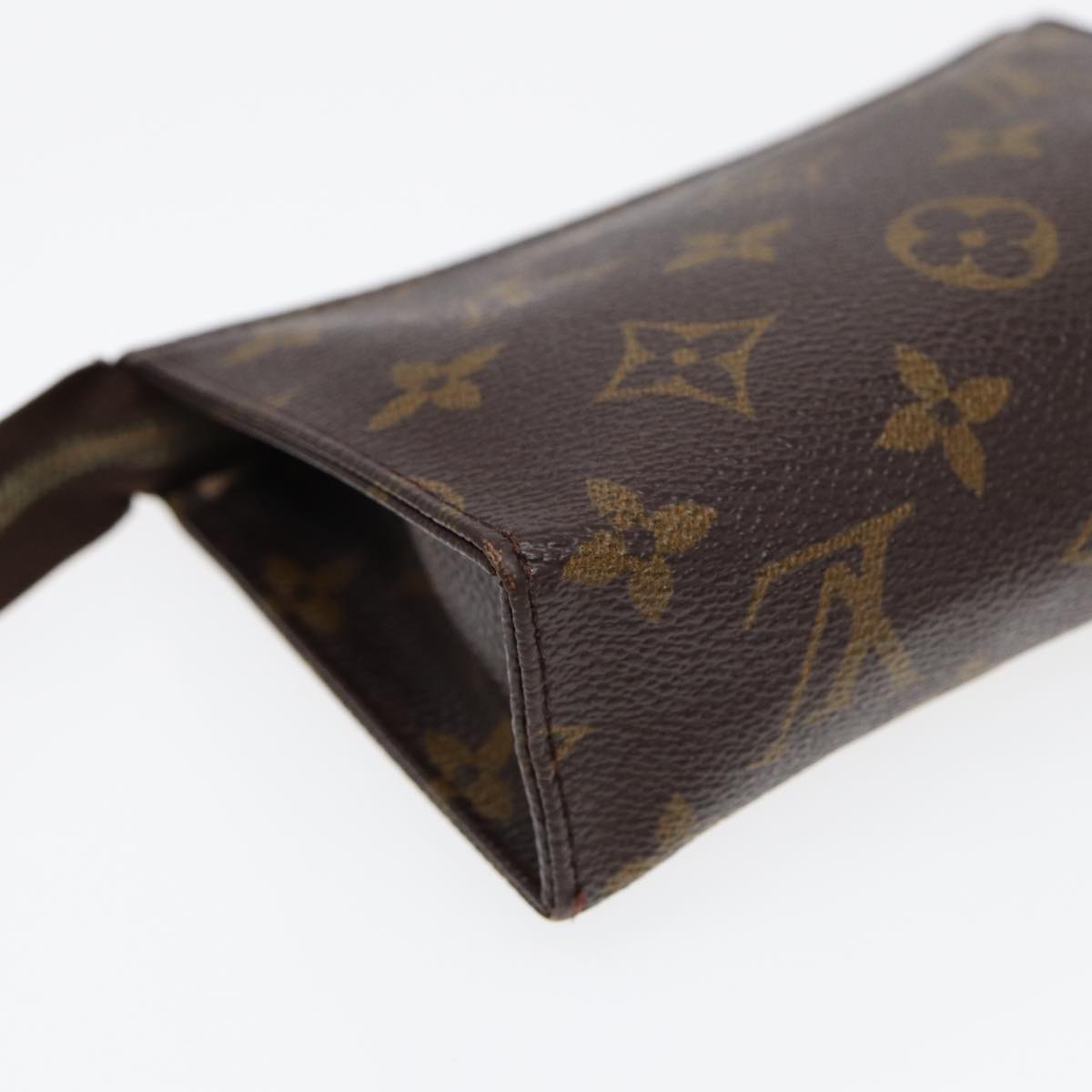 LOUIS VUITTON Monogram Poche Toilette 15 Pouch M47546 LV Auth 84464