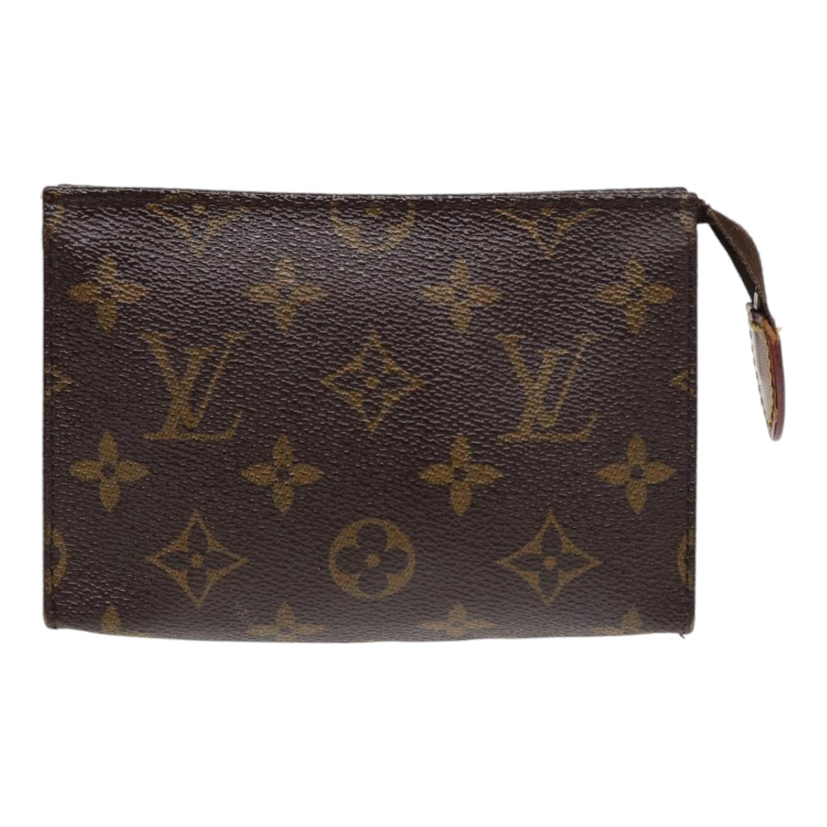 LOUIS VUITTON Monogram Poche Toilette 15 Pouch M47546 LV Auth 84464