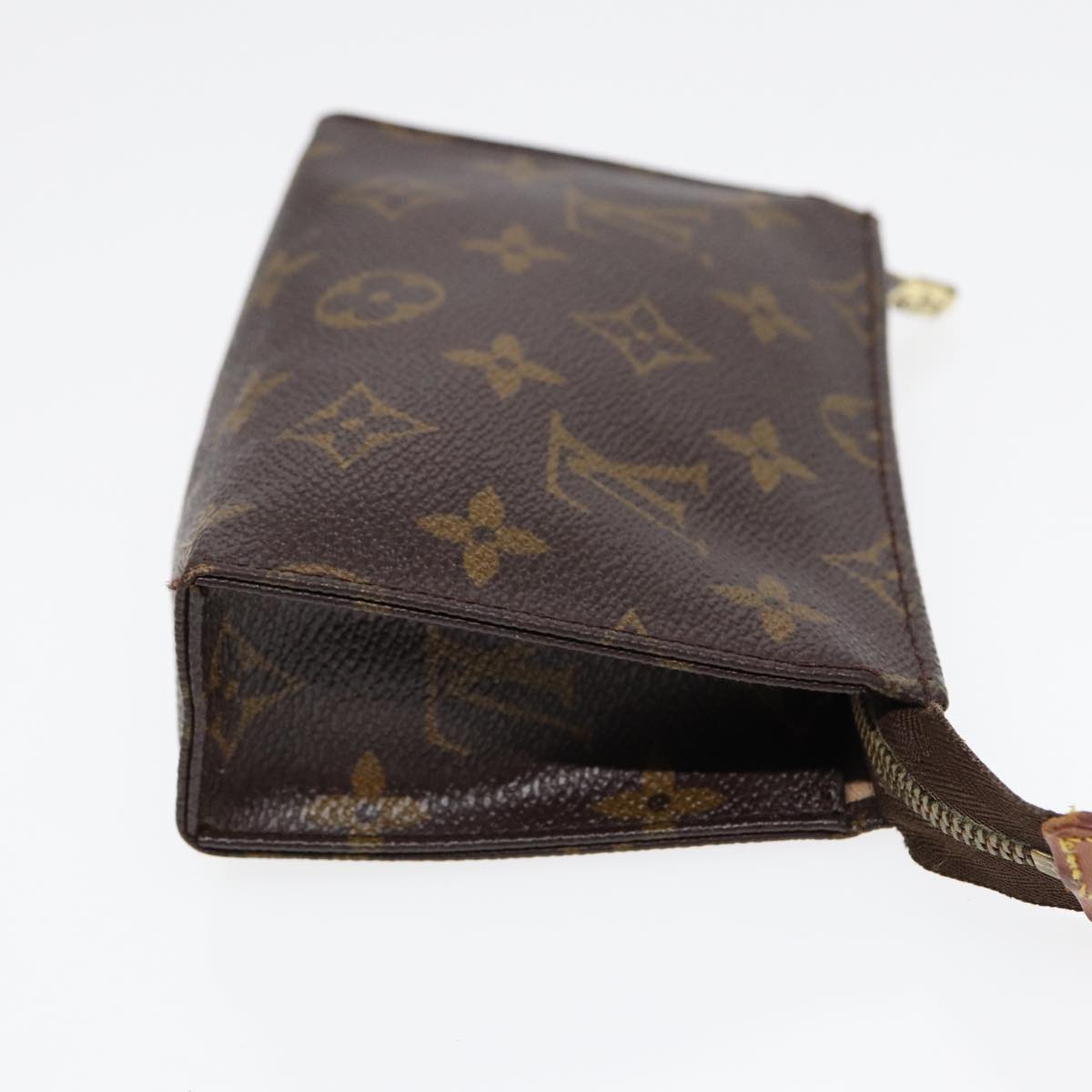 LOUIS VUITTON Monogram Poche Toilette 15 Pouch M47546 LV Auth 84464