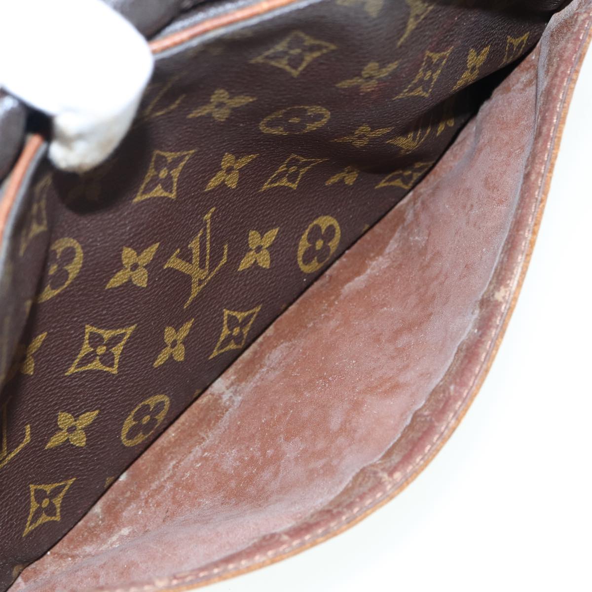 LOUIS VUITTON Monogram Compiegne 28 Clutch Bag M51845 LV Auth 84469