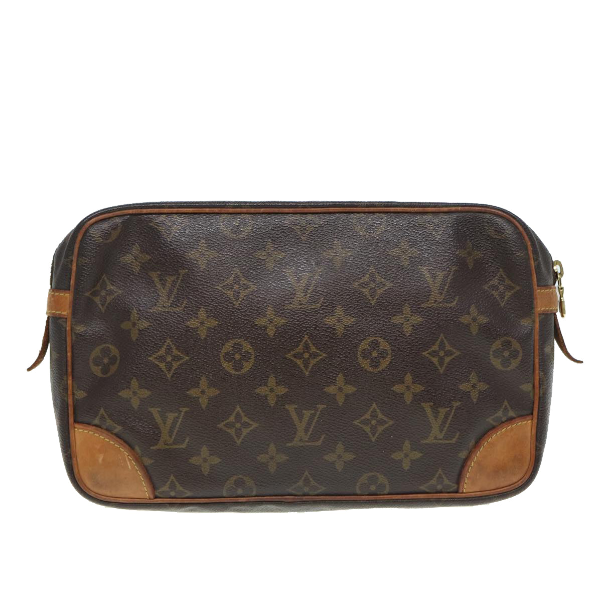 LOUIS VUITTON Monogram Compiegne 28 Clutch Bag M51845 LV Auth 84469 - 0