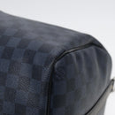 LOUIS VUITTON Damier Cobalt Keepall Bandouliere 45 Boston Bag N50002 Auth 84480S-14