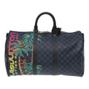 LOUIS VUITTON Damier Cobalt Keepall Bandouliere 45 Boston Bag N50002 Auth 84480S-13