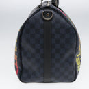 LOUIS VUITTON Damier Cobalt Keepall Bandouliere 45 Boston Bag N50002 Auth 84480S-3