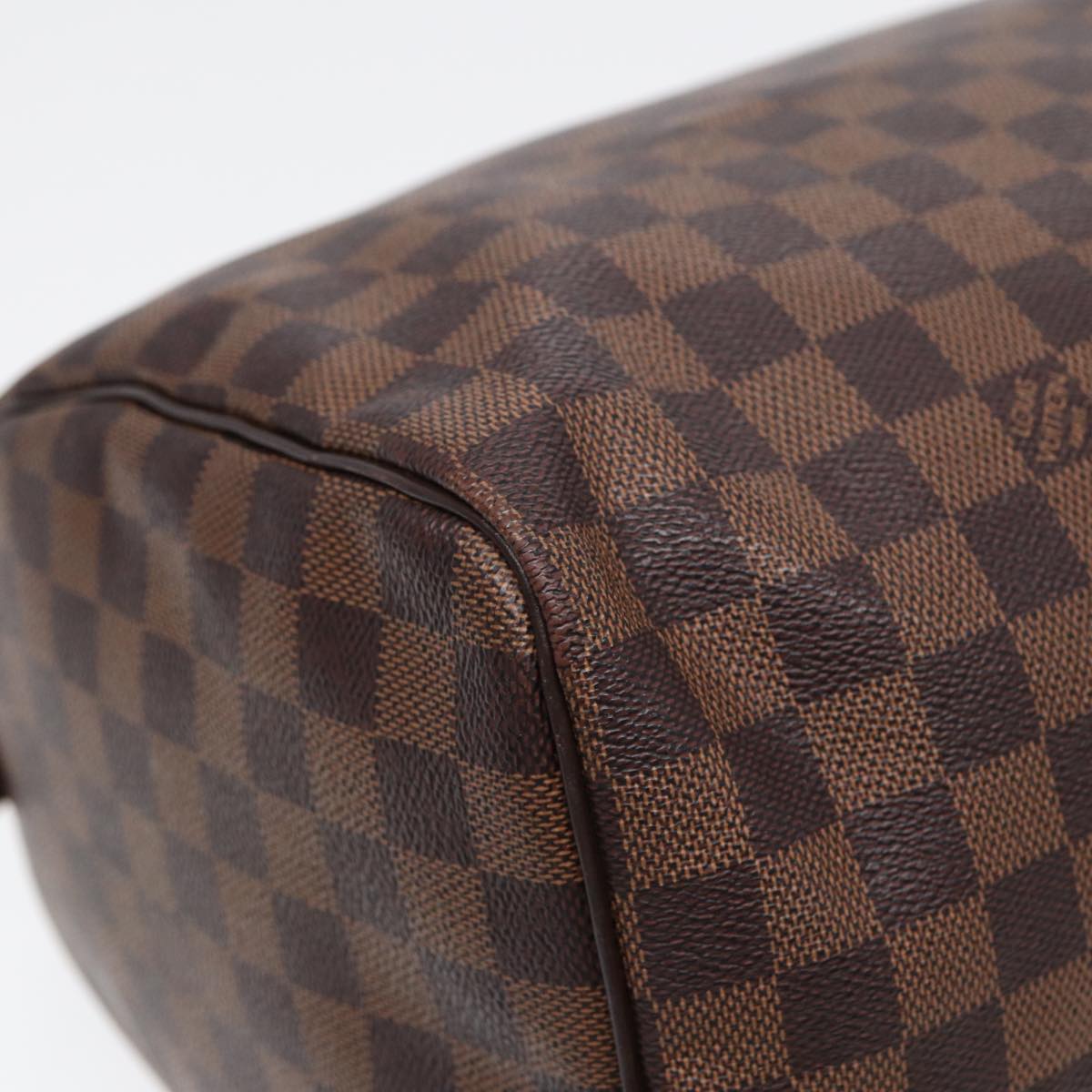 LOUIS VUITTON Damier Ebene Speedy 35 Hand Bag N41363 LV Auth 84486