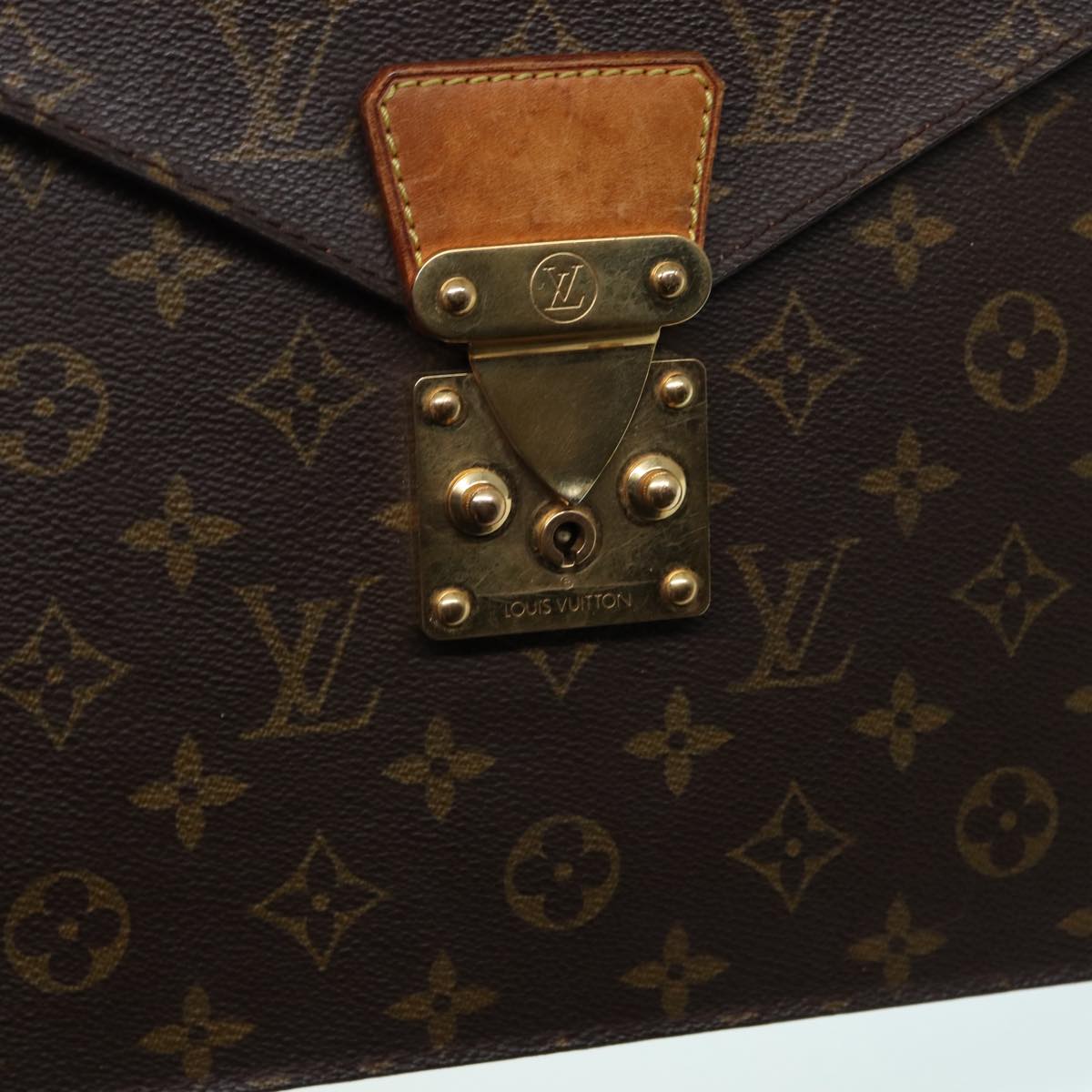 LOUIS VUITTON Monogram Serviette Conseiller Briefcase M53331 LV Auth 84493