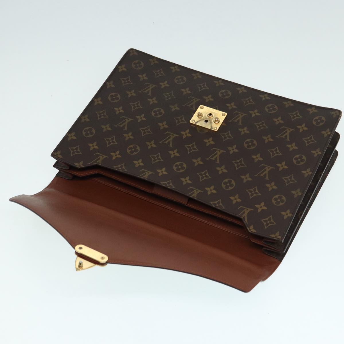 LOUIS VUITTON Monogram Serviette Conseiller Briefcase M53331 LV Auth 84493